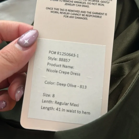 Revelry Nicole Crepe Bridesmaid Dress - Picture 3 of 4